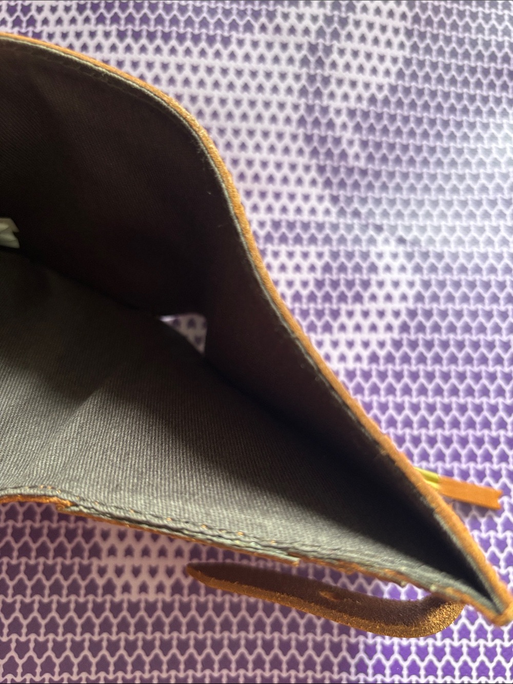 Madewell Tan Leather Snap Wallet - Picture 5 of 6